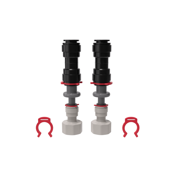 Anschlussadapter 15mm Stecksysteme für Druckmembranpumpe 12VDC