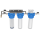 3-stufige Kaskadenfiltration mit Bypass